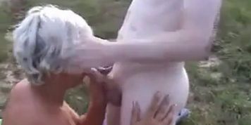 Amateur - Pierced Nipple Mature Young Stud Outdoor Fuck