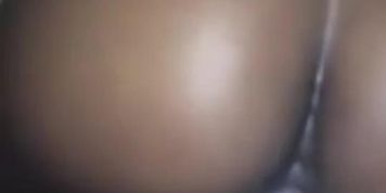 Slim Thick Ebony taking back shots
