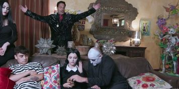 Horny family Orgy with the Adams Family getting nasty and hot