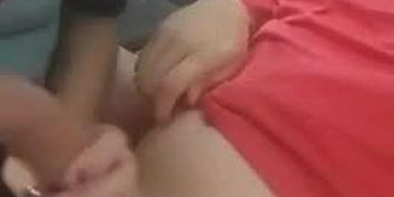 Casal de novinhos na live, com gozada no final