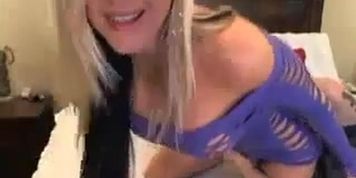 Hot Blonde Fucked On Webcam Blowjob 1