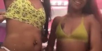 Strippers in Locker Room Naked Twerking
