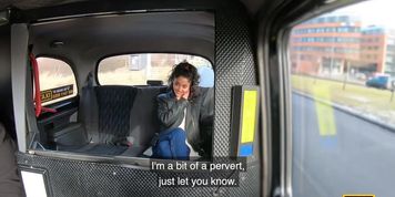Spanish Teen Has Orgasms In The Fake Taxi
