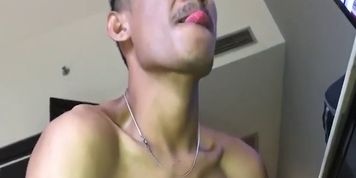 anal fucking asian petite teen bareback while smoking