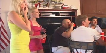 Two matures are smoking cigarettes then sucking dicks