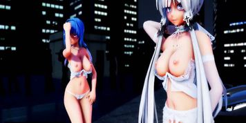 MMD Louis and Illustrious Azur Lane?Chocolate Cream?Made by GentleWhiteCat