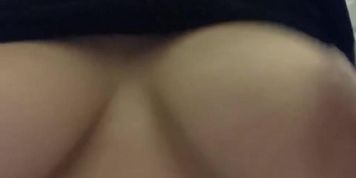 Showing Off my tits while at work