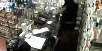 Naughty female customer pays with her lovely pussy