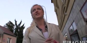 A giant rod in beautys mouth - video 47
