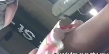 Asian cutie subway upskirt