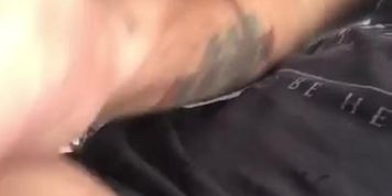 Jacking off outside