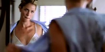 Amanda Peet Underwear Scene  in Origin Of The Species