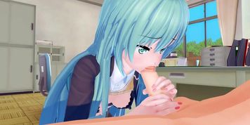 Suzuya KanColle 3D hentai 2/6