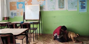 Hot indian school girl 18yo fucked rough in classroom - desi teen in uniform