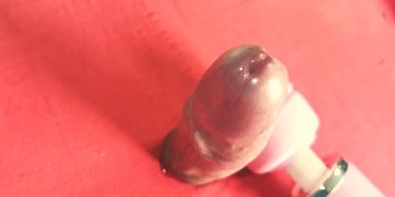 hot 2 Times in a Row from a Long Gentle Massage of a Cock