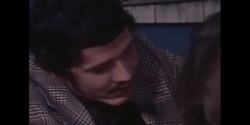 Pregnant MILF among two cocks - Retro