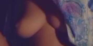Ebony teen squirts and cum ALOT while playing with her wet dripping pussy on snapchat 
