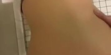 Fucking red headed slut in college rec locker room 
