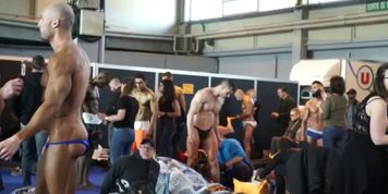 Backstage Bodybuilders at Colmar 2018