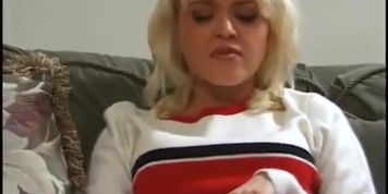 Unicron Skinny Blonde Cheerleader Anastasia