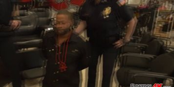 These slutty female cops are banging every black criminal they find