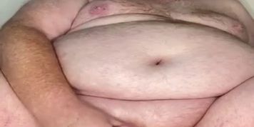 Ginger Bear having a wank 