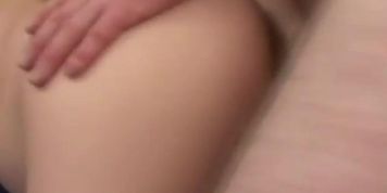 Pregnant amateur blonde slut in a hardcore interracial threesome screw