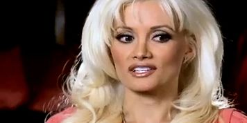 Holly Madison Breasts Scene  in The Girls Next Door