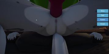 furry anthro on feral 3d animation sex dragon animal fantasy stable