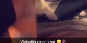 WhatsApp / Snapchat Video  Teen girl using durex bottle as dildo