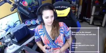 Gamer girl burp 