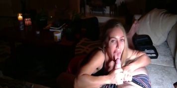 My real girl sucks and fucks on real homemade