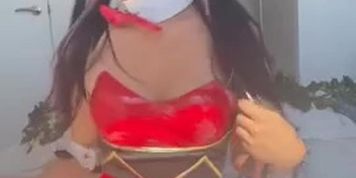 Waifumiia- bunny dildo solo