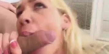 military girl in fishnet blowjob