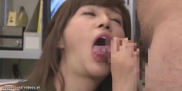 Jav assistant caught on camera helps boss to cum