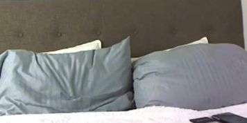 Busty ebony excercises wet pussy on cam