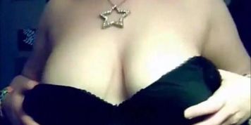Chubby blonde teen on webcam