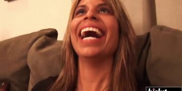 Monster cocks pleasure a naughty babe
