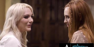 GIRLSWAY   Angry Kenna James Fucks Her Lucky Charm Incarnation Madi Collins After Losing Everything