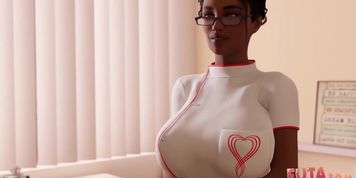 Blonde Futa Girl Needs To Deposit Her Dick In Nurse'S Mouth