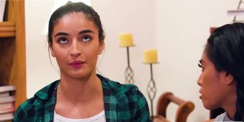 Lesbian College Girls Having Sex (Ember Snow, Emily Willis)