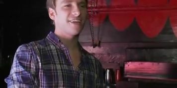 Gay gets ass stretched and licked in bar (Jericha Jem, Sebastian Keys)