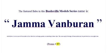 37th Web Models of Boobsville (Promo) (Red Bone)