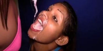 Dirty nasty Latina thots spitting on each other ig @azzlickernazty_ (Nestee Shy)