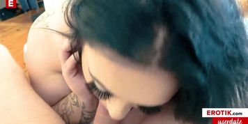 Big girl AnastasiaXXX uses her whole body to milk him off! (GERMAN)