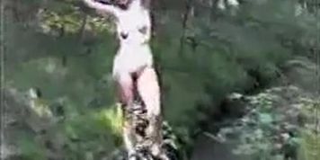 Out for a walk in the nude