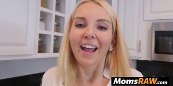 Hot stepmom seduces her horny stepson into fixing her pipes with his big cock