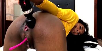 black Latina anal gape