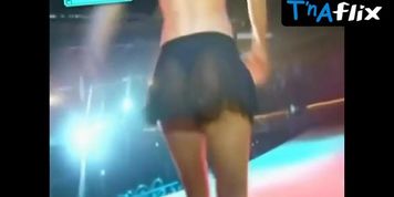 Virginia Gallardo Butt,  Thong Scene  in Policias En Accion