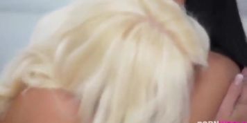Surprise her with big black cocks (Blondie Fesser)